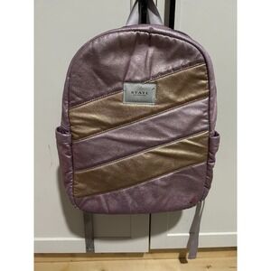State Kids Kane Backpack Metalic Pink And Gold